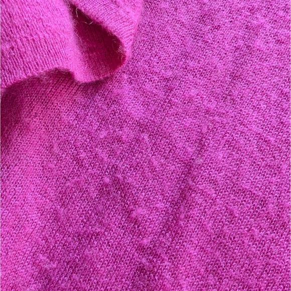 Diane von Furstenberg Lidia Cashmere Dress – Bright Coquette Ruffle Midi Sz M - Picture 4 of 15